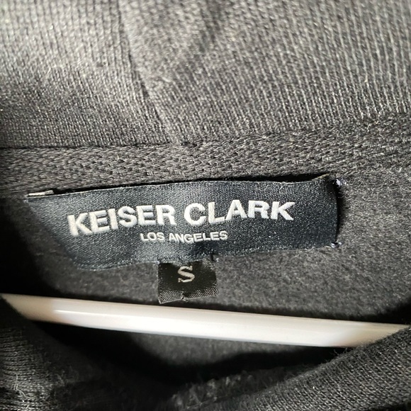Keiser Clark Black Hoodie Creature Of The Night Size Small - Picture 3 of 4
